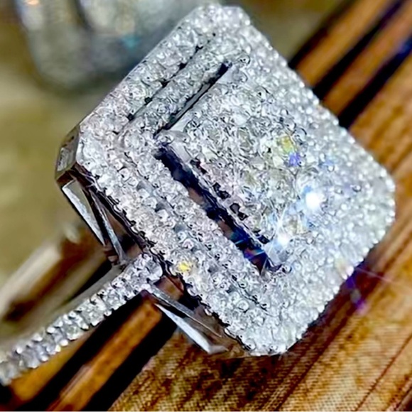 Rings are listed right now for $28 Sterling silver plated semi precious stones - Picture 12 of 16